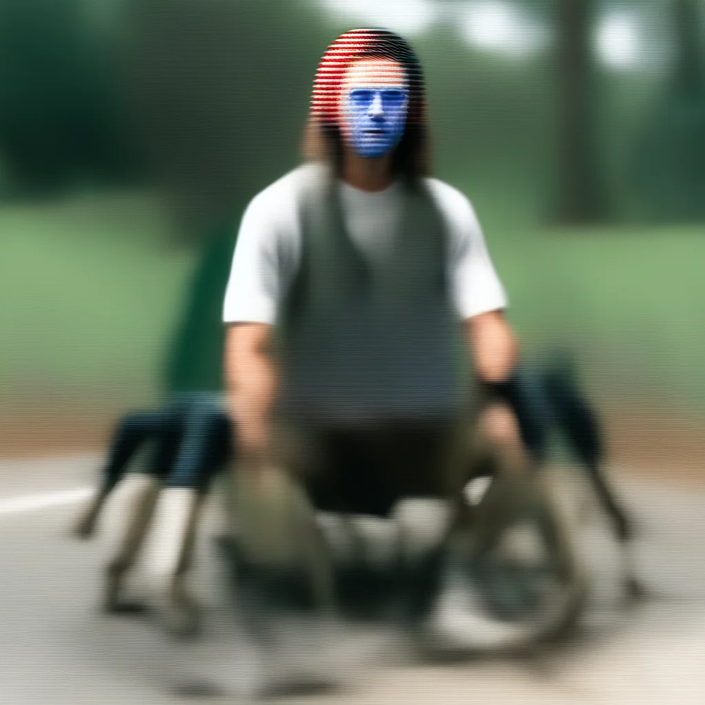 amazing lieutenant dan from forrest gump with robot spider legs awesome portrait 2