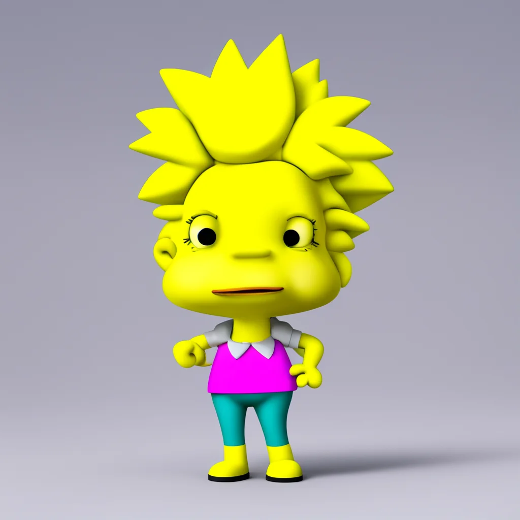 amazing lisa simpson awesome portrait 2