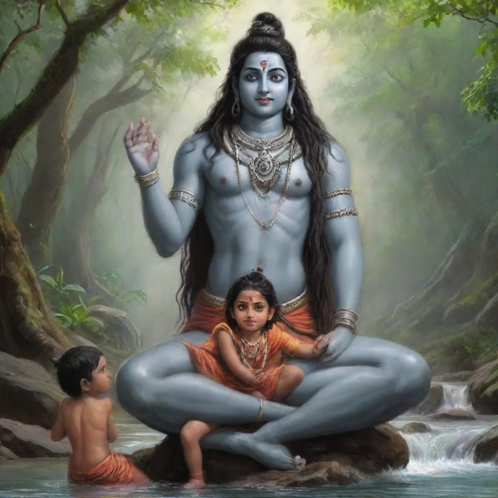 amazing lord siva rescue a kid awesome portrait 2