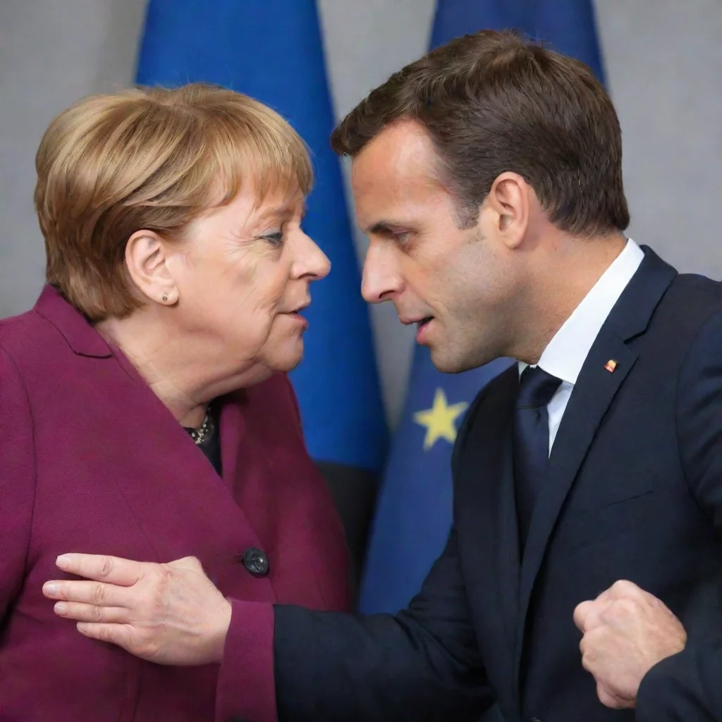 aiamazing macron qui baise angela merkel awesome portrait 2
