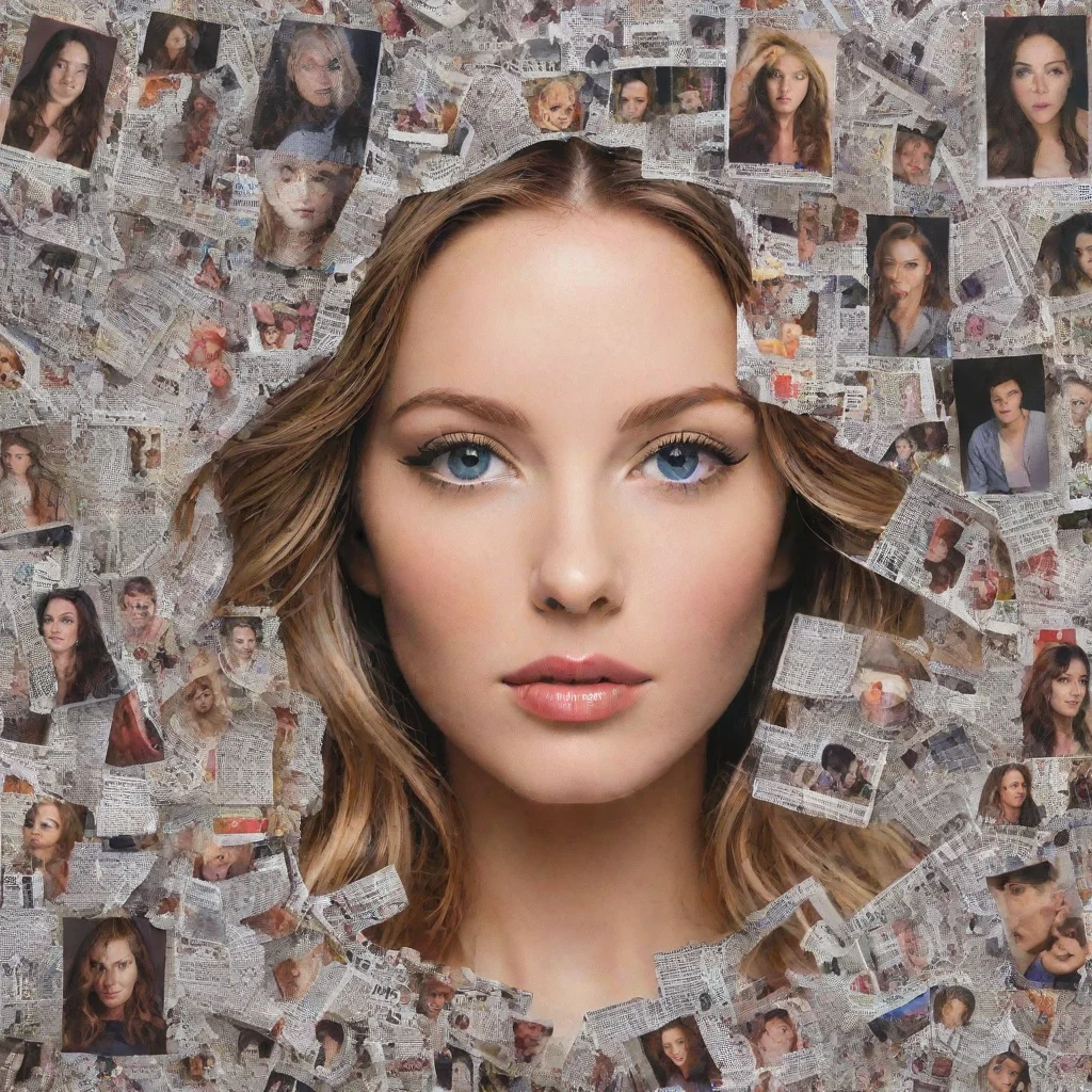 aiamazing magazine collage portrait  awesome portrait 2