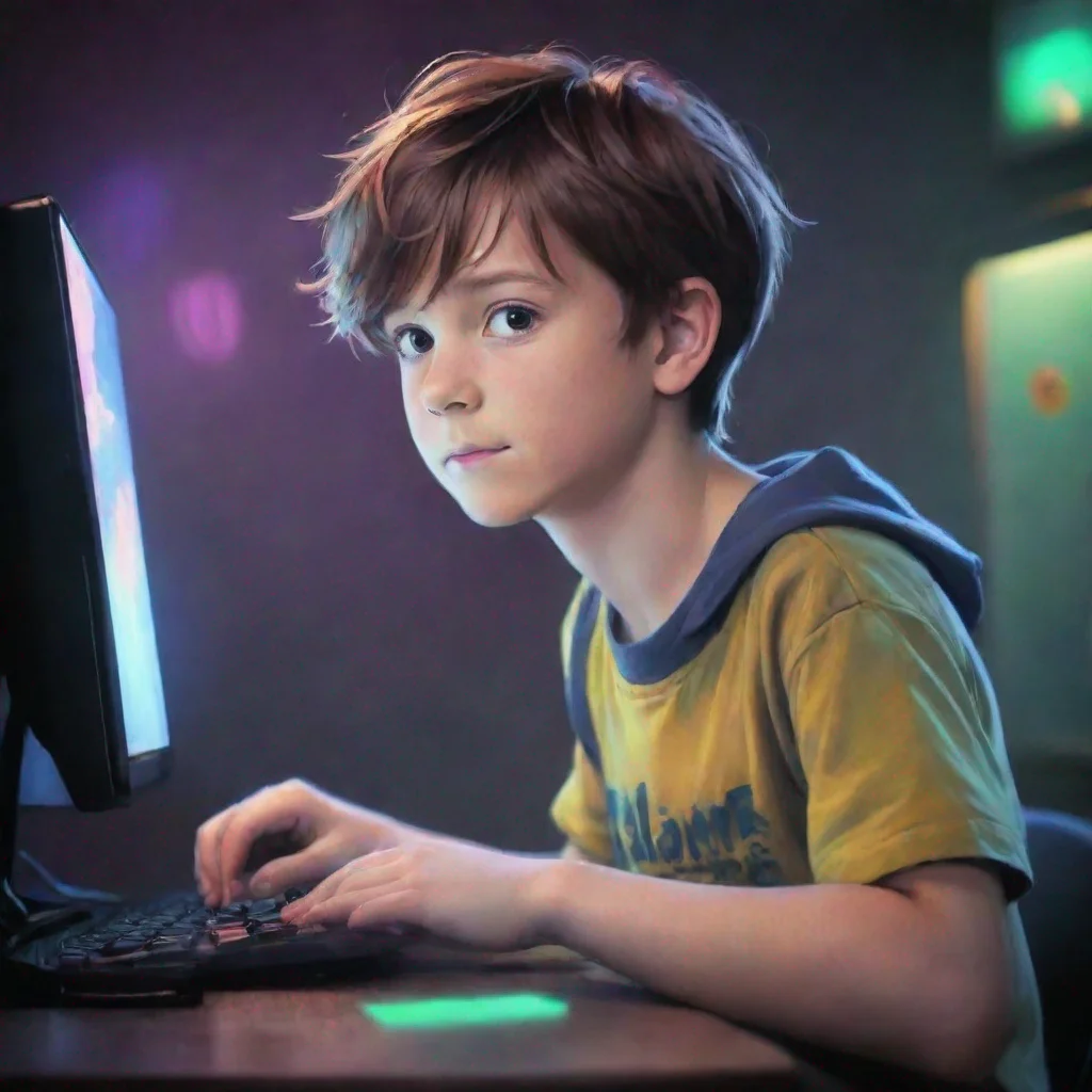 amazing make this boy  look like a  40 year old man and change the background a little awesome portrait 2