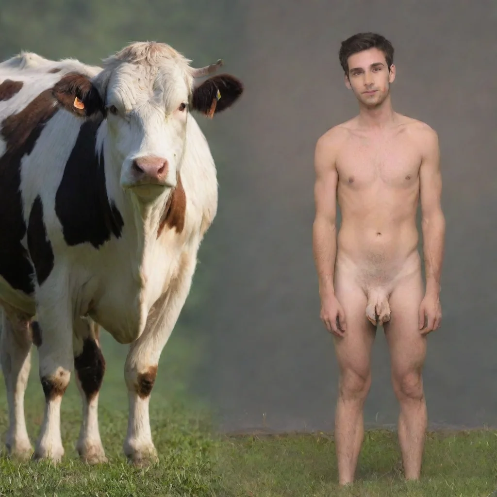 amazing male to cow awesome portrait 2