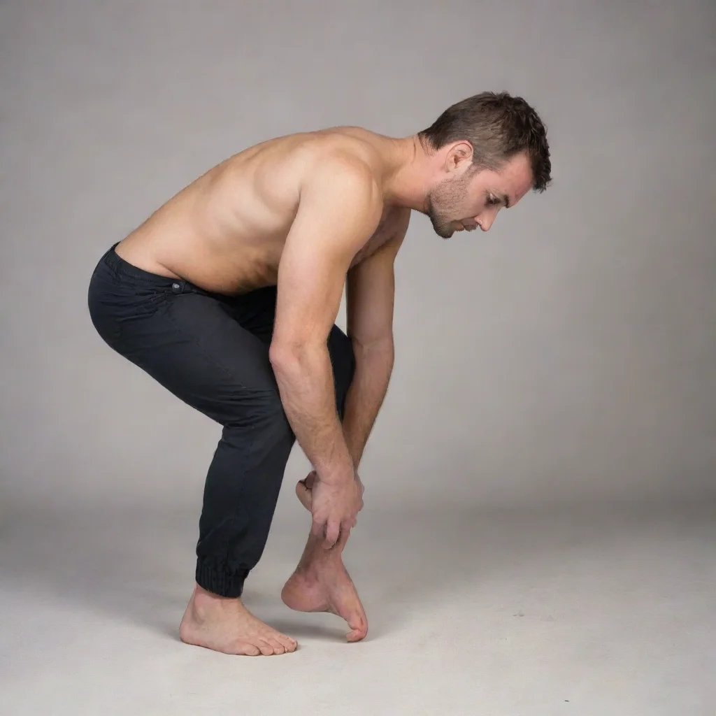 amazing man bent over awesome portrait 2