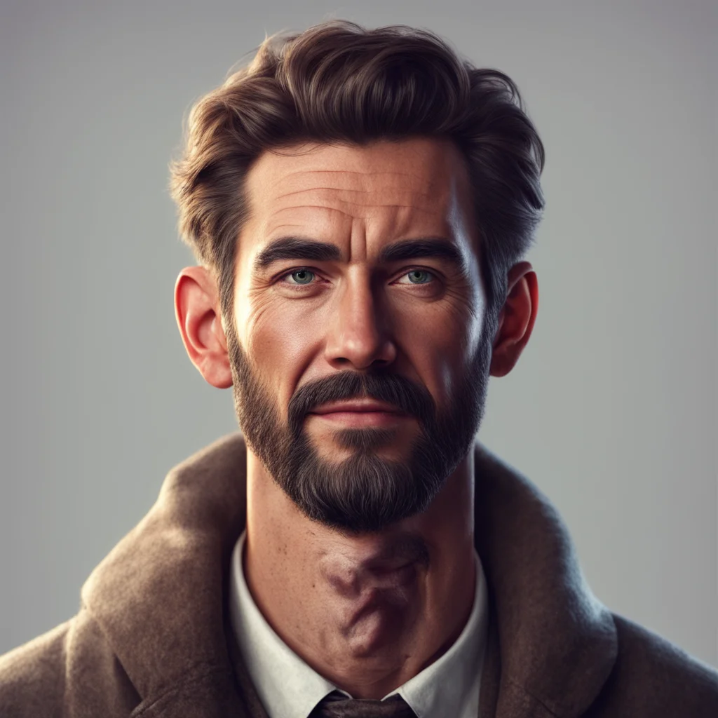 aiamazing man character portrait kind hearted  confident engaging wow artstation art 3