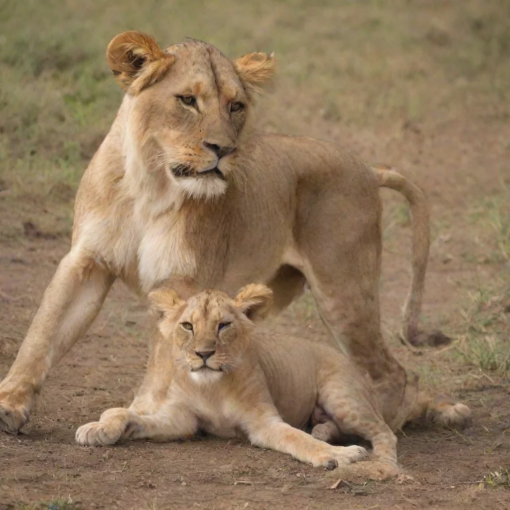aiamazing man gives newborn baby to lions as food awesome portrait 2