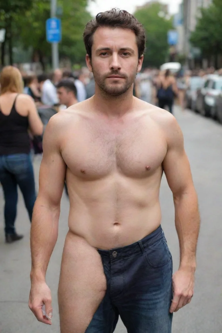 aiamazing man has a very obvious erection in public awesome portrait 2 portrait