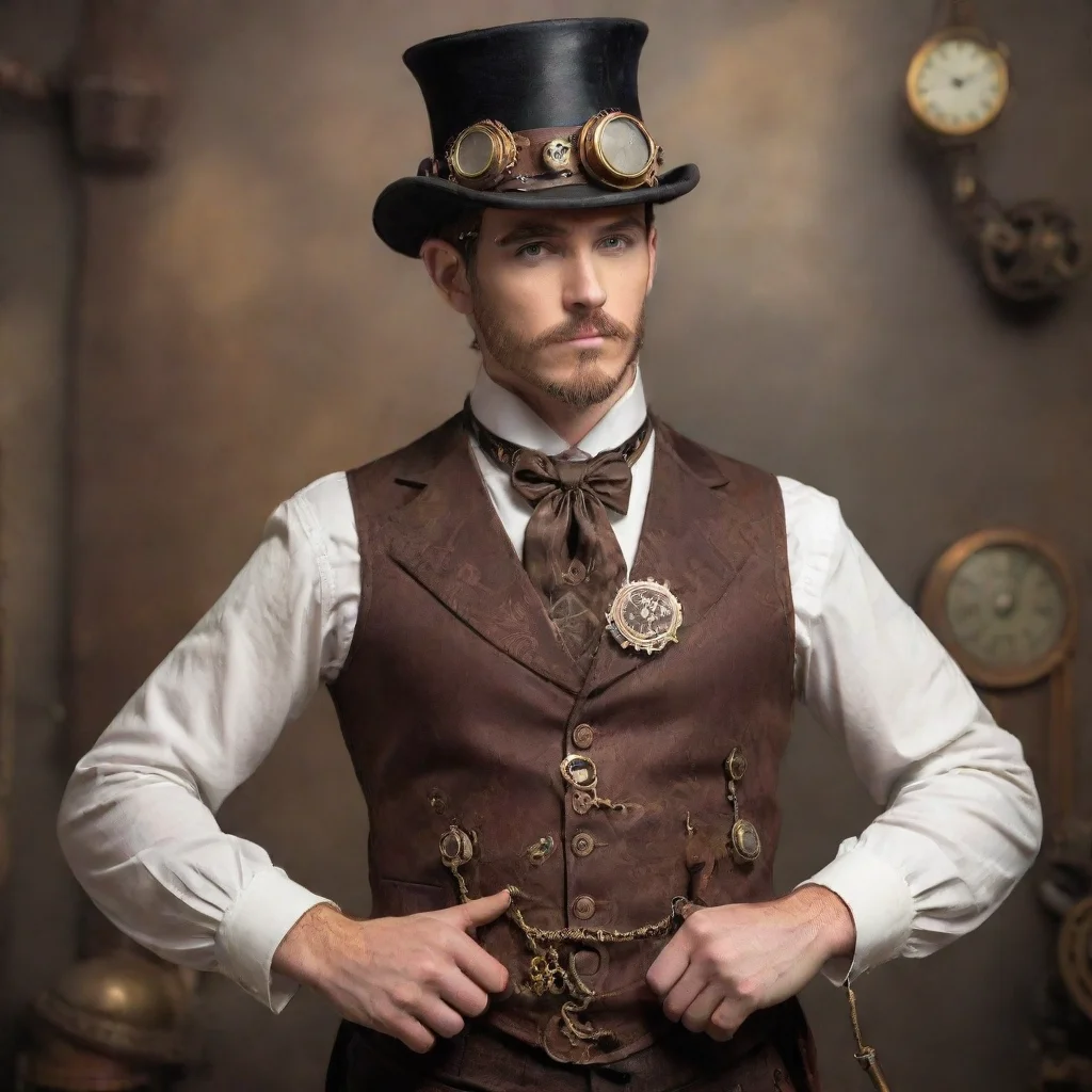 aiamazing masculine steampunk awesome portrait 2