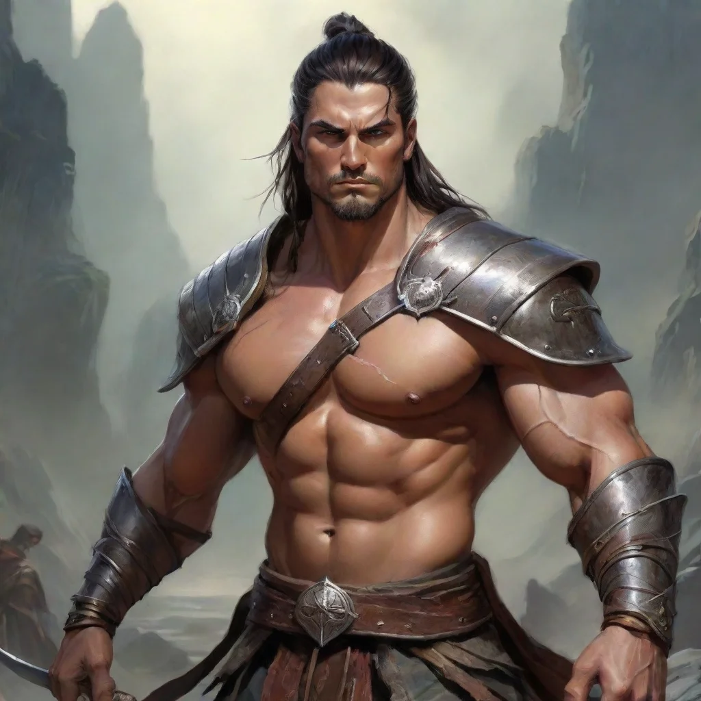 aiamazing masculine warrior hd art detailed world fantasy awesome portrait 2