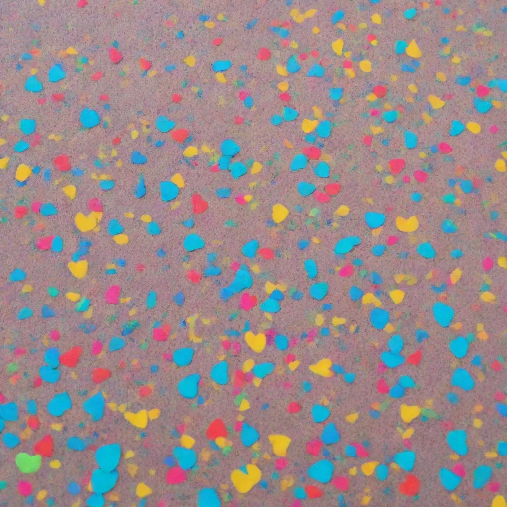 amazing memphis art. confetti. awesome portrait 2