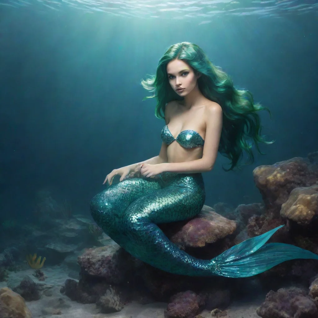 amazing mermaid awesome portrait 2