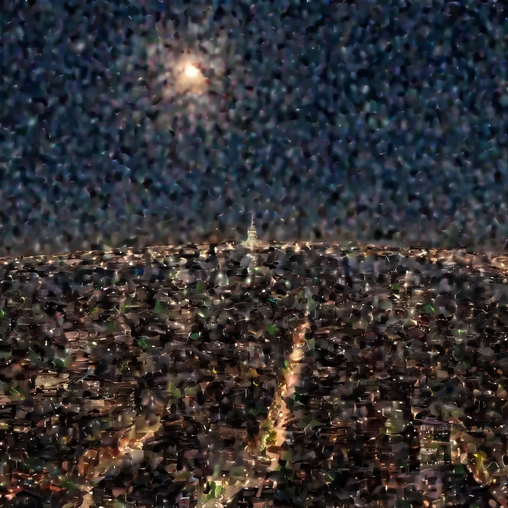 aiamazing meteor apocalypse in new york city night awesome portrait 2