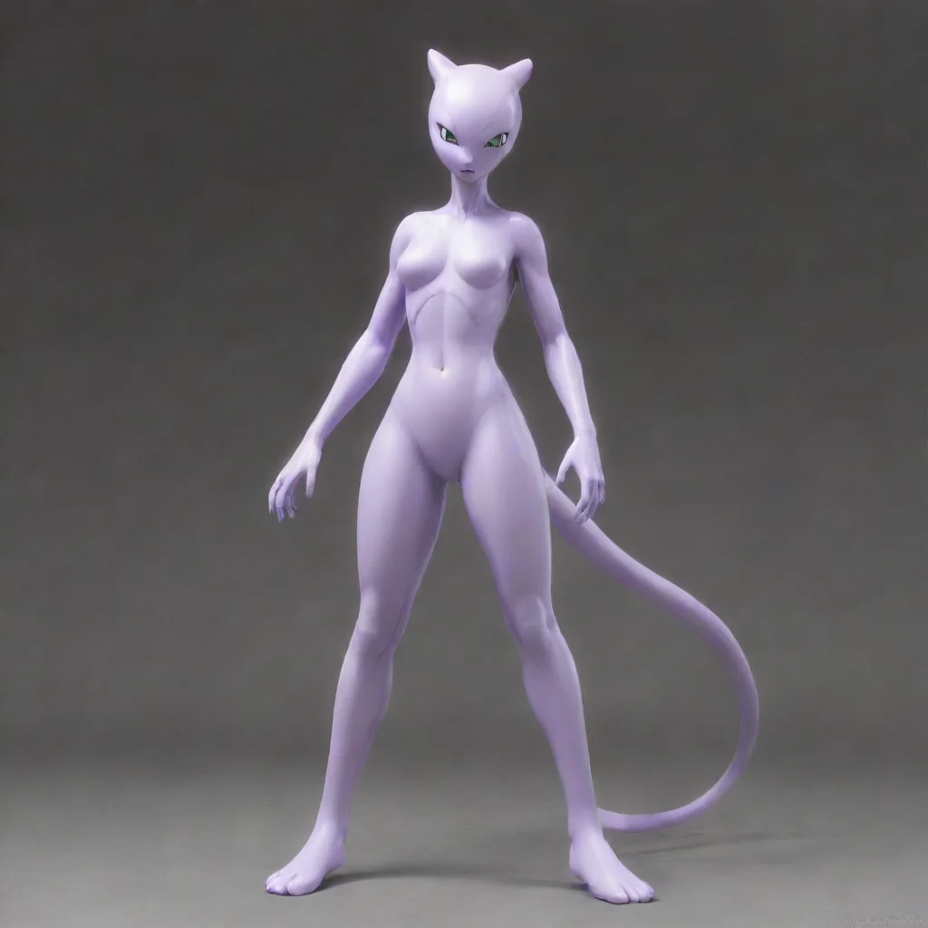 amazing mewtwo female awesome portrait 2