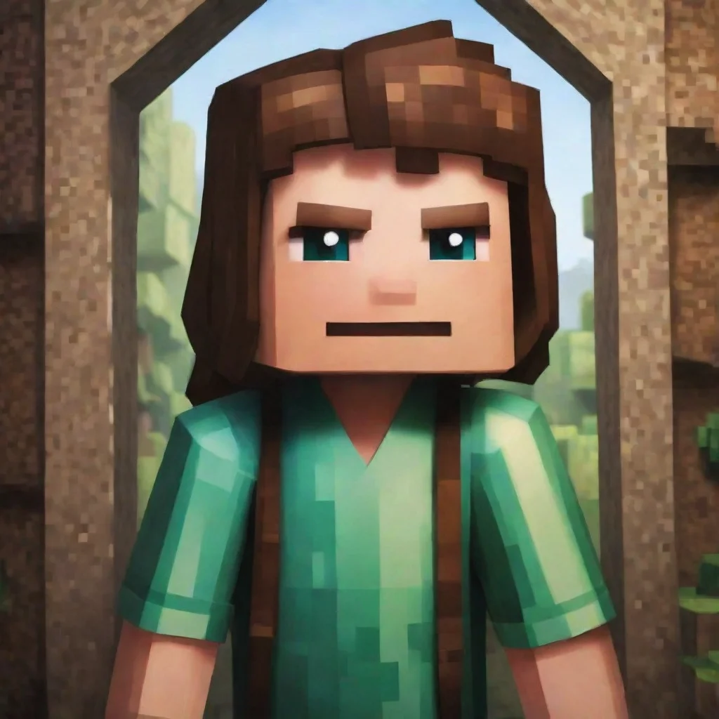 amazing minecraft art awesome portrait 2