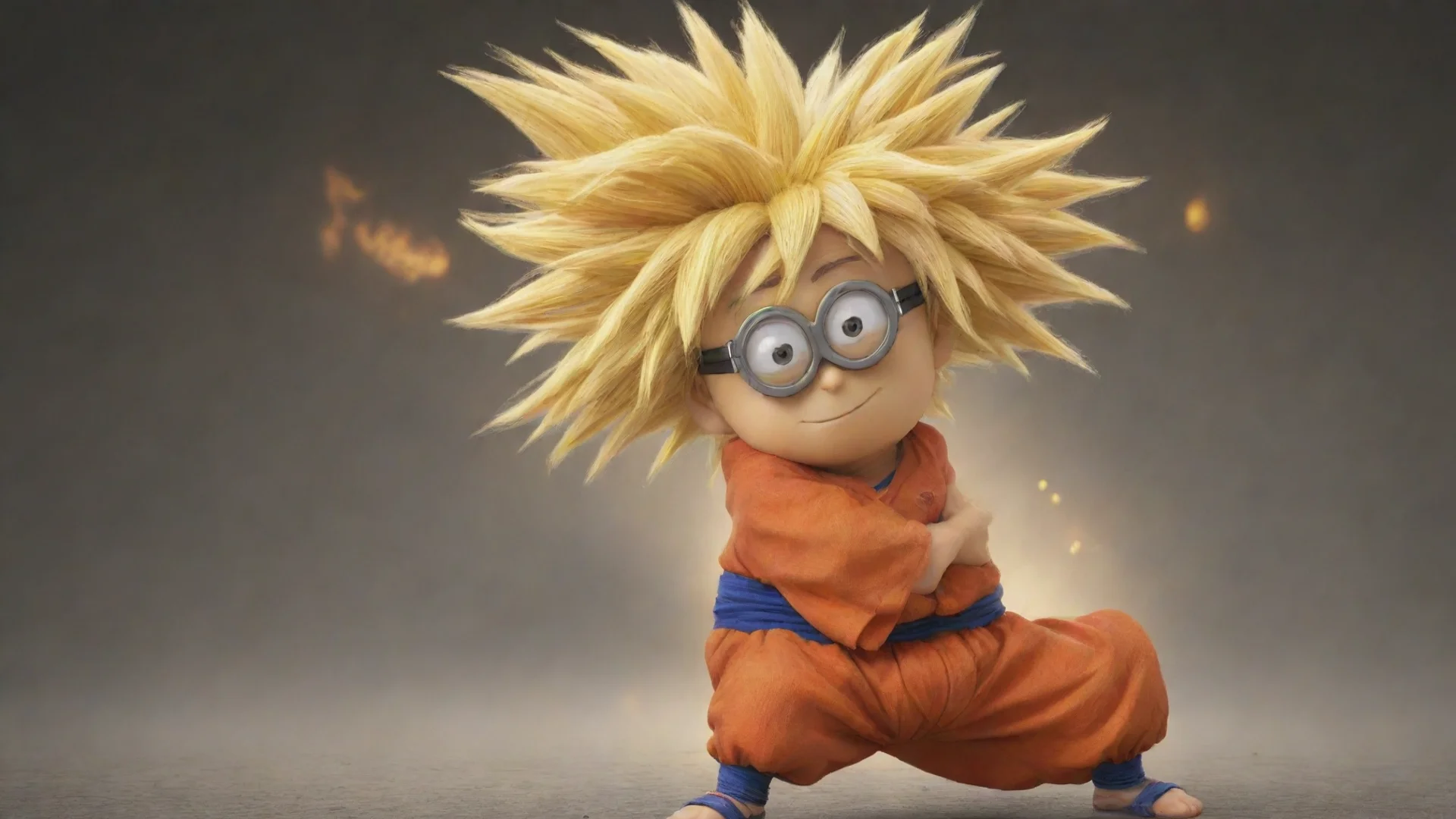 aiamazing minion goku awesome portrait 2 wide