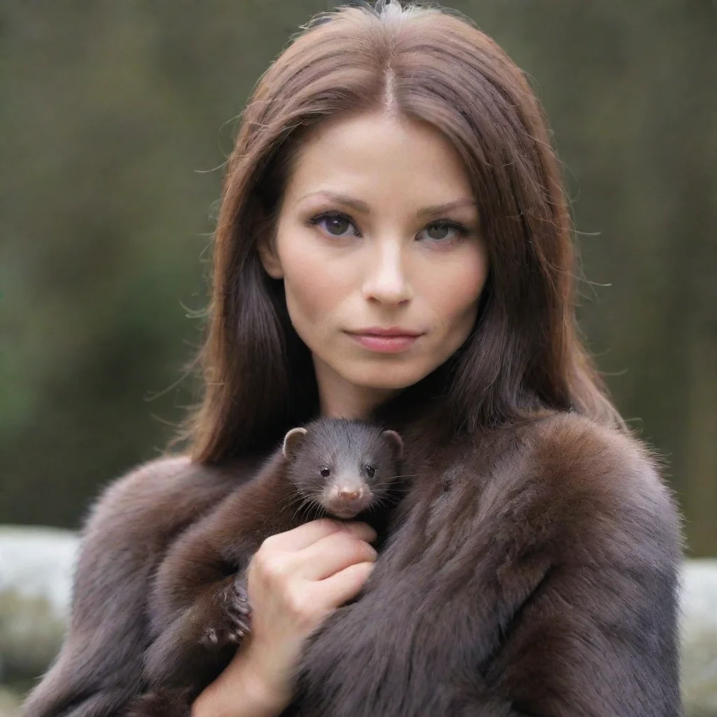 amazing mink on human awesome portrait 2