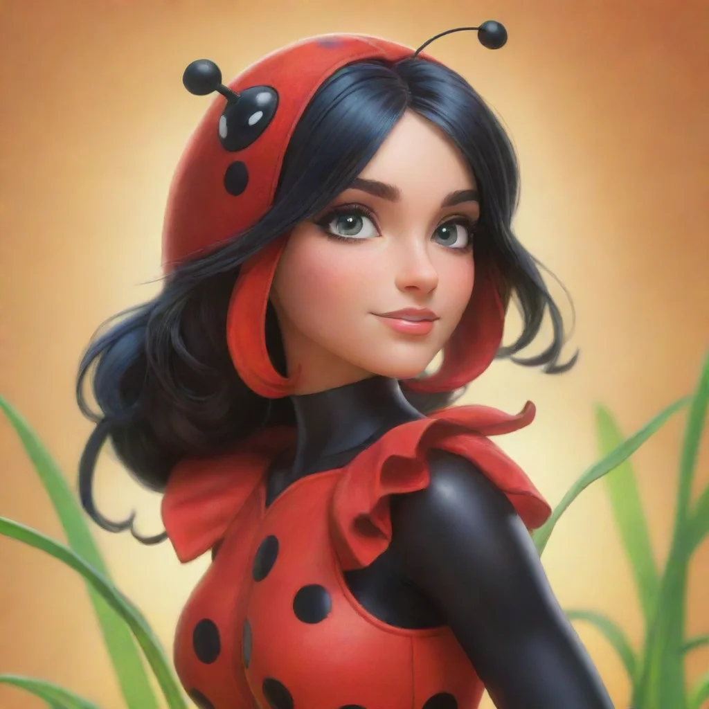 amazing miraculous lady bug   awesome portrait 2