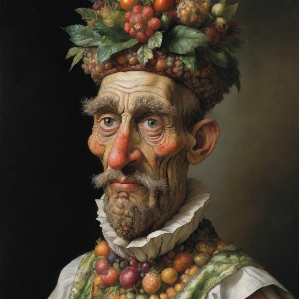 amazing mon prof en giuseppe arcimboldo  awesome portrait 2