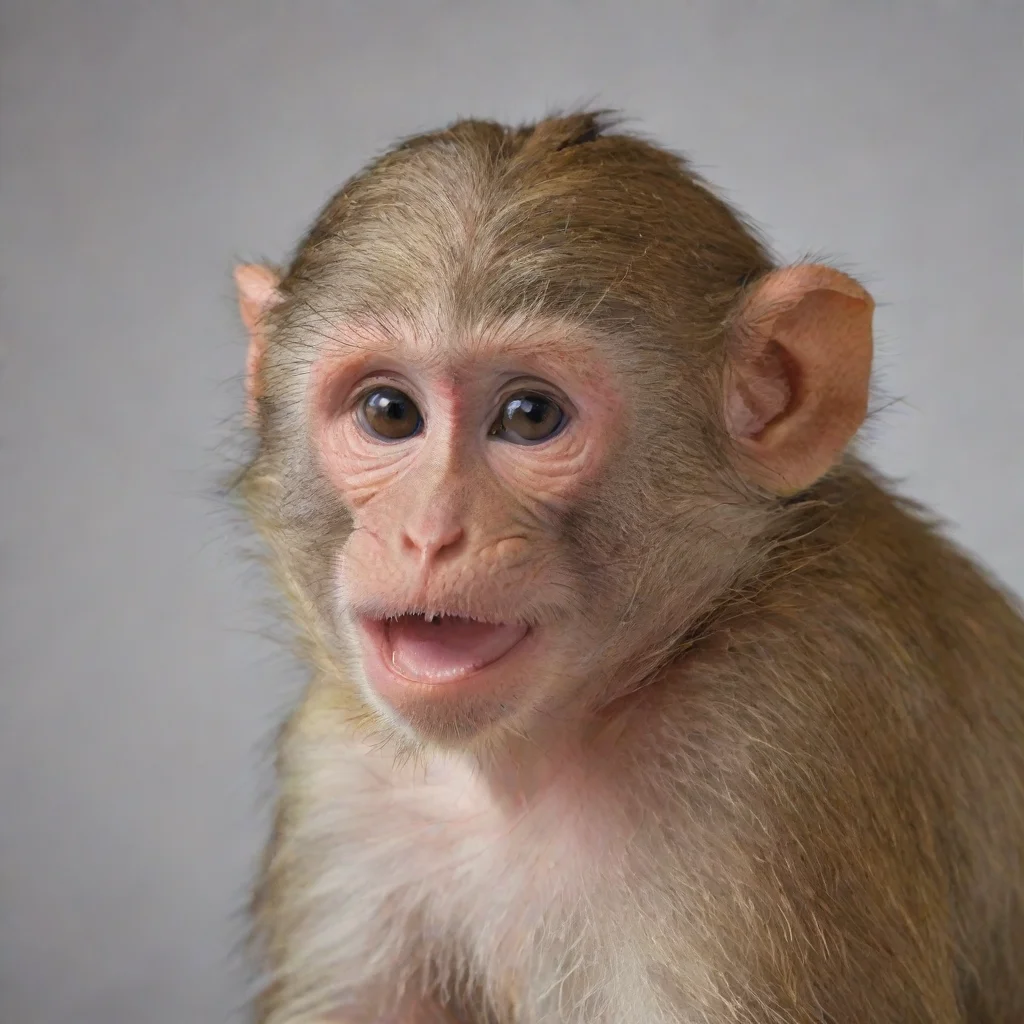 aiamazing monkey awesome portrait 2