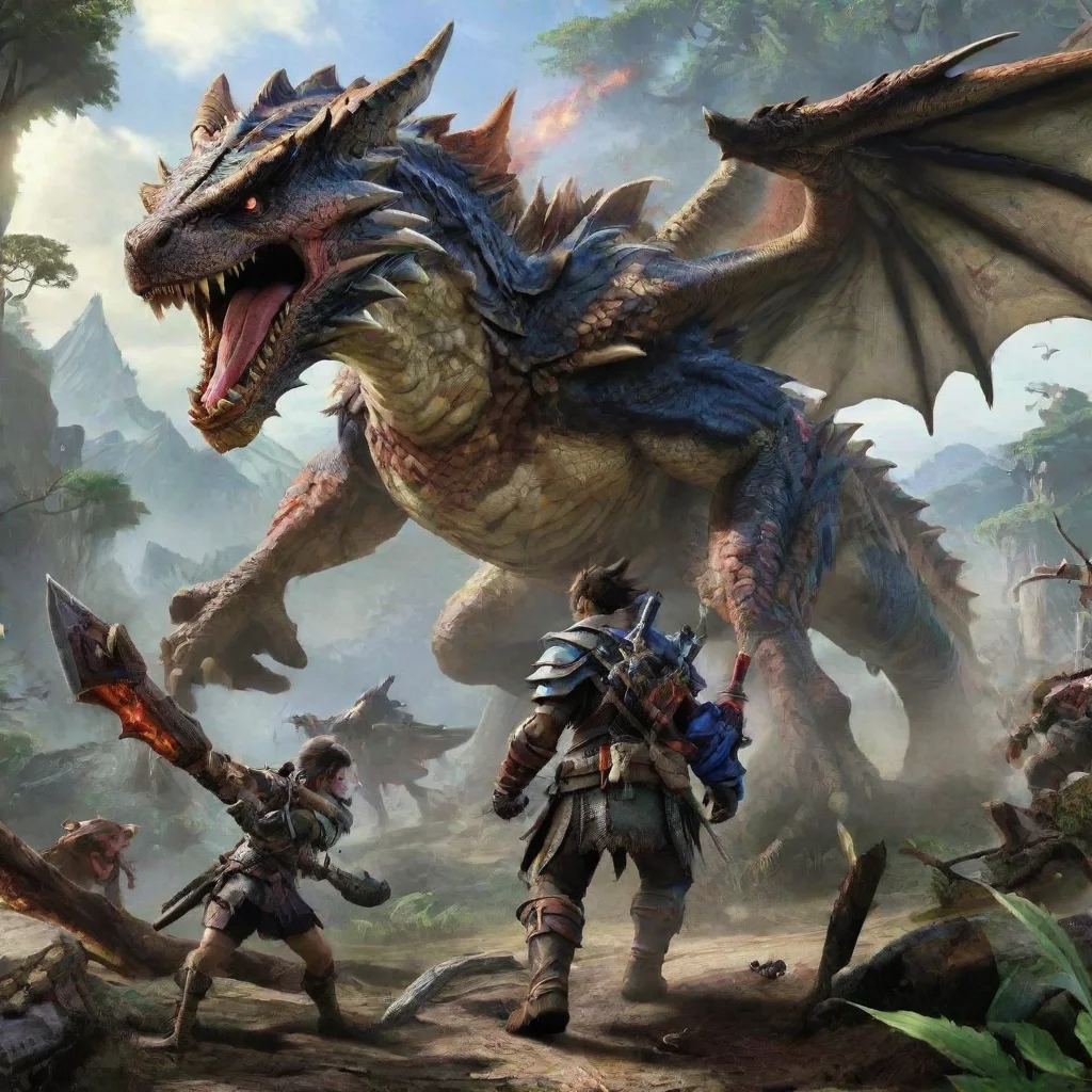 amazing monster hunter awesome portrait 2