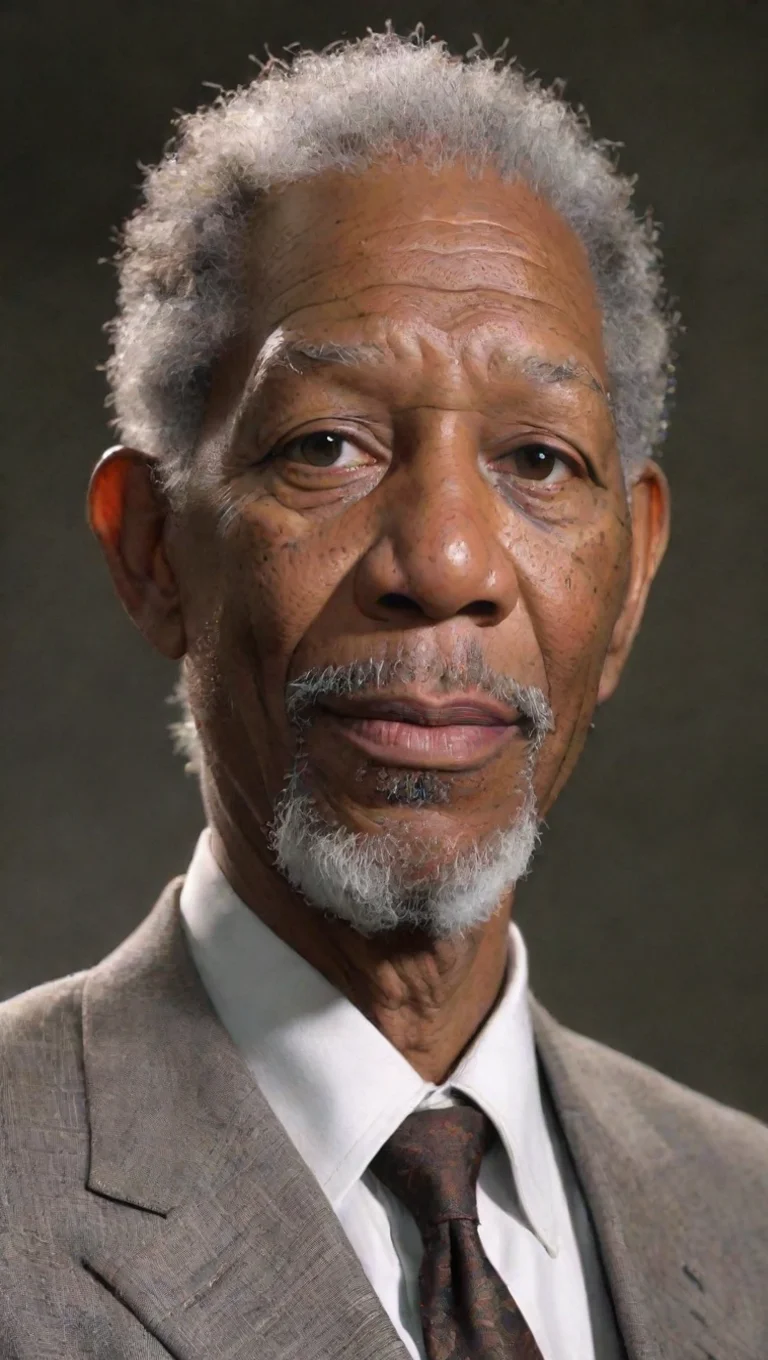 aiamazing morgan freeman as claude wise allmighty godly anime hd character  awesome portrait 2 tall