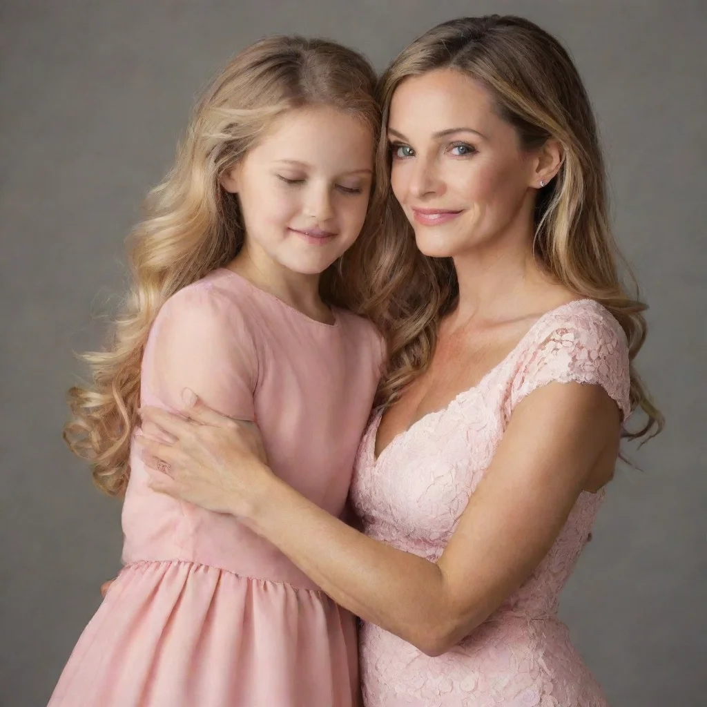 aiamazing mother daughter awesome portrait 2