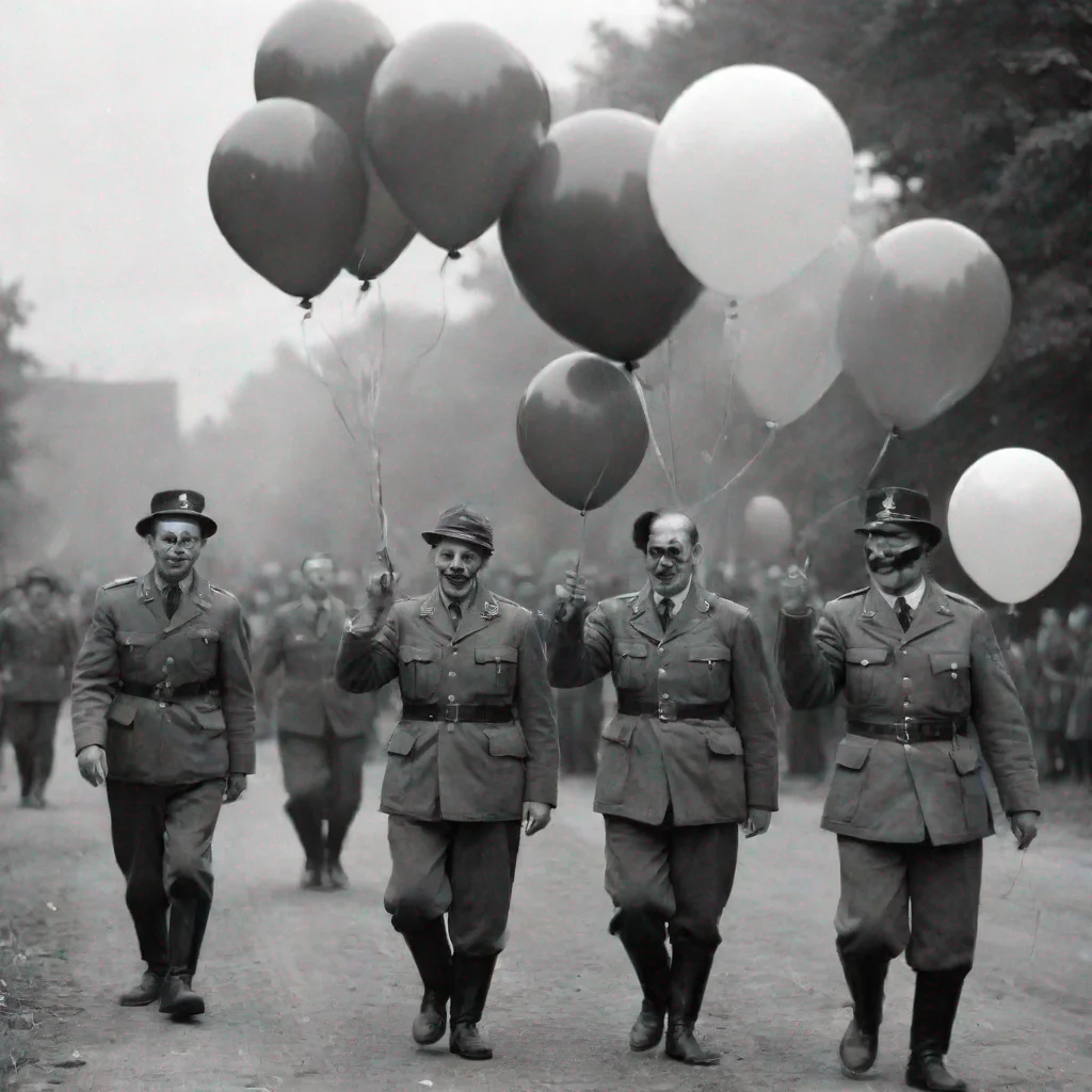 aiamazing nazi clown party awesome portrait 2