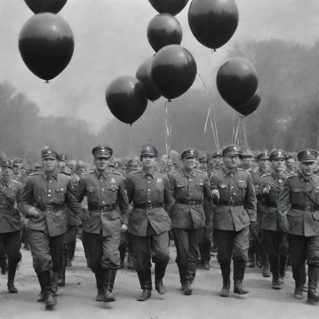 aiamazing nazi soldiers holding balloons awesome portrait 2