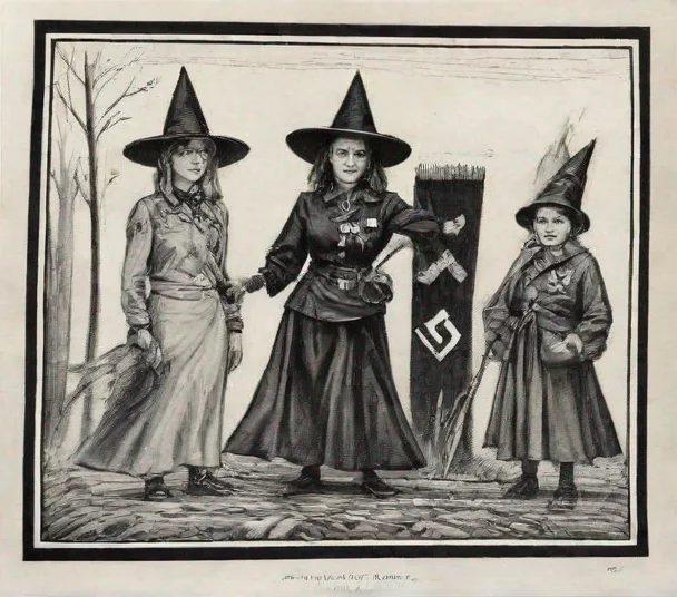 amazing nazi witch awesome portrait 2
