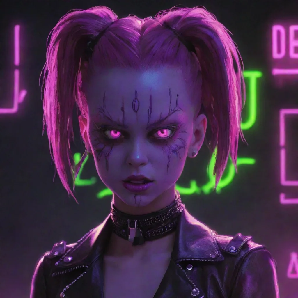 aiamazing neon punk demon demo awesome portrait 2