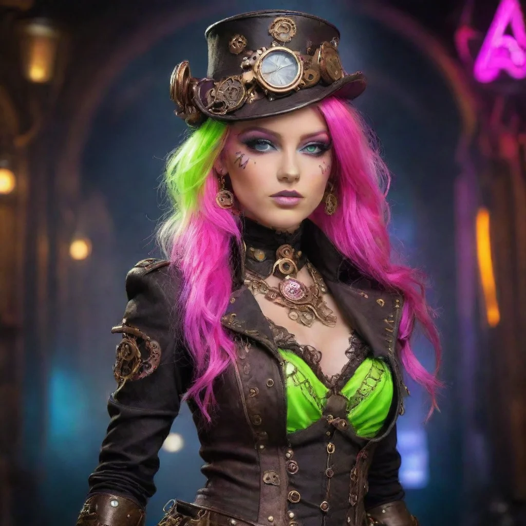 aiamazing neon punk steampunk steampunk steampunk awesome portrait 2