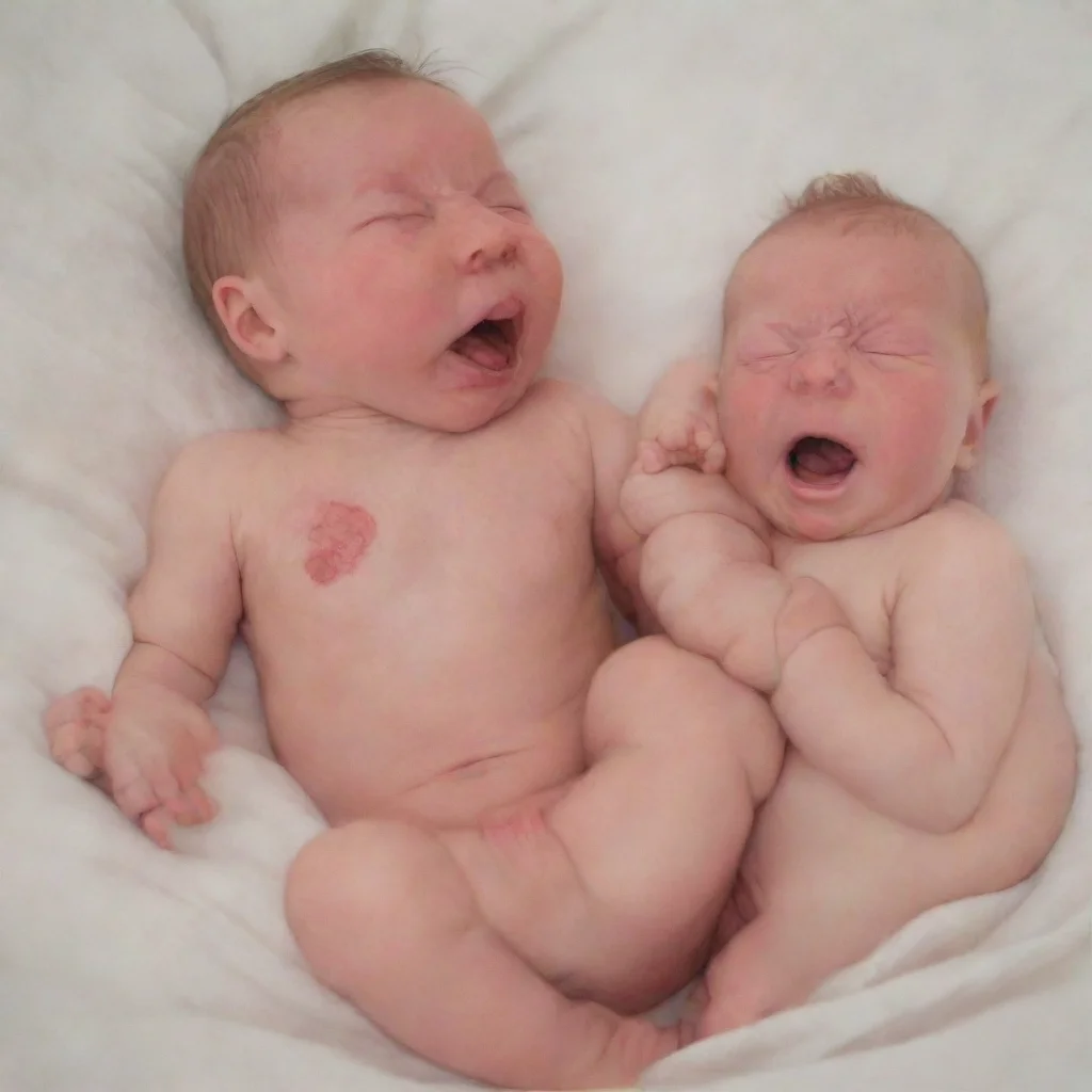aiamazing newborn baby in a fight awesome portrait 2