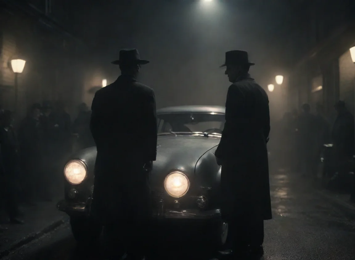amazing noir style gun battle suits olden day car hd cinematic lighting  awesome portrait 2 landscape43