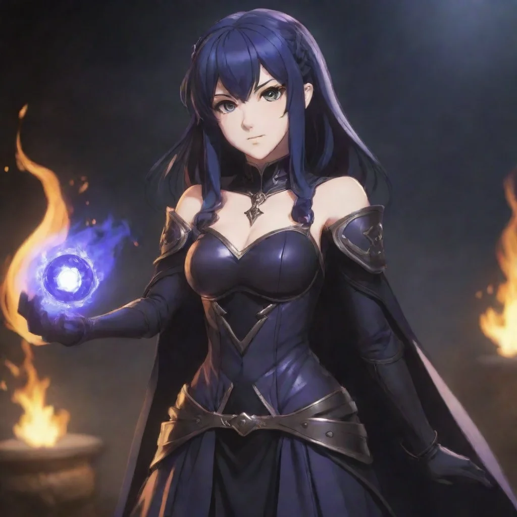amazing nyx fire emblem wielding dark magic looking at viewer expressionless anime awesome portrait 2