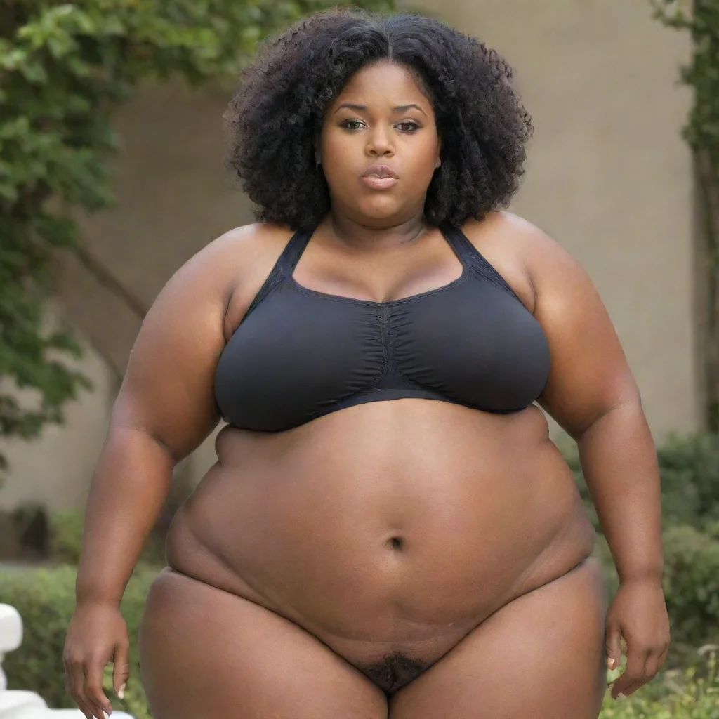 amazing obese black women awesome portrait 2