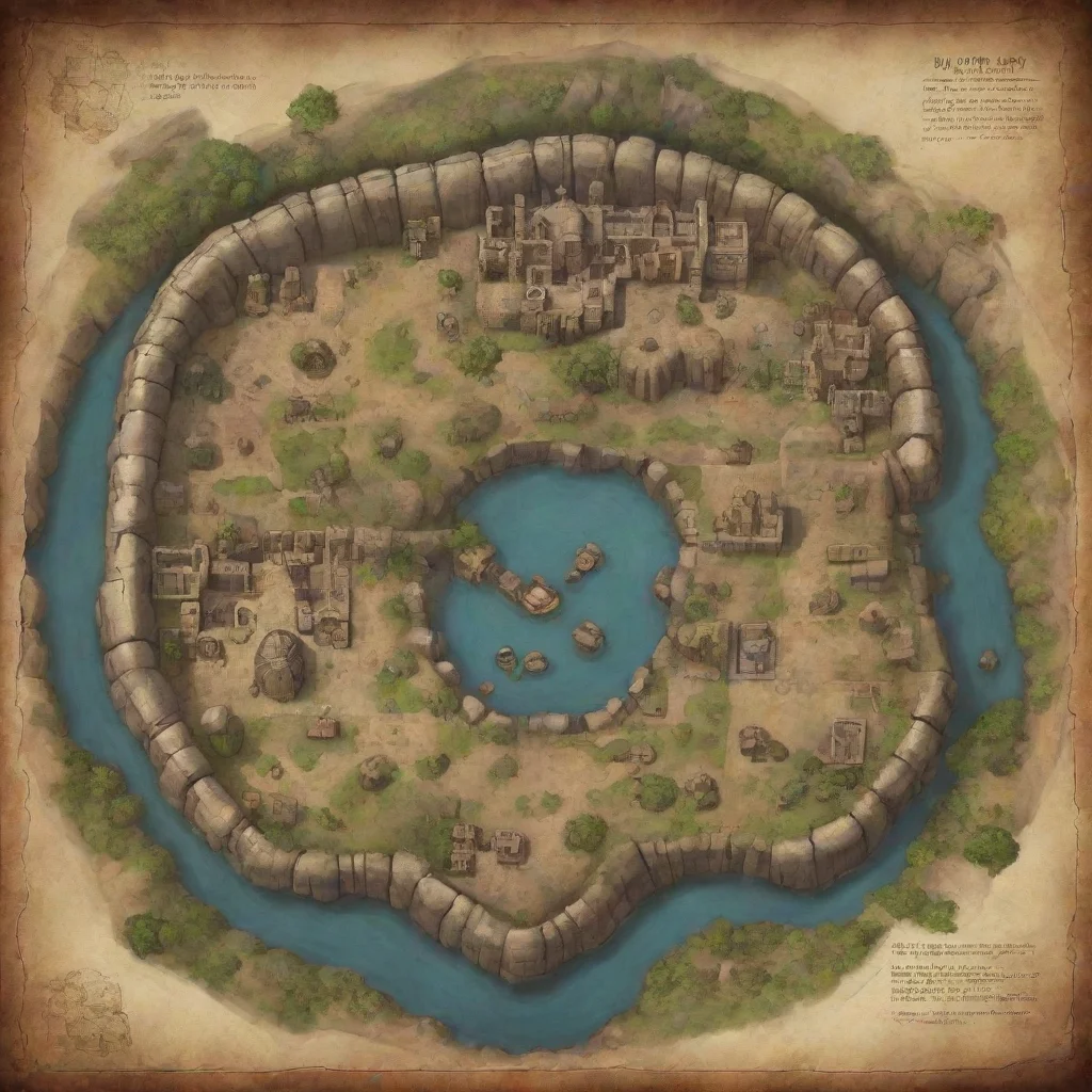 aiamazing old dungeon map which is a giant tortoise shaped game map hd artstation awesome portrait 2