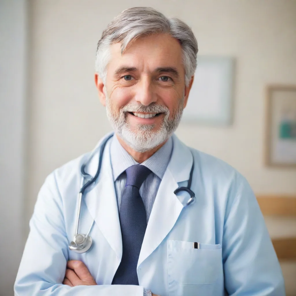 amazing older pediatric doctor  awesome portrait 2