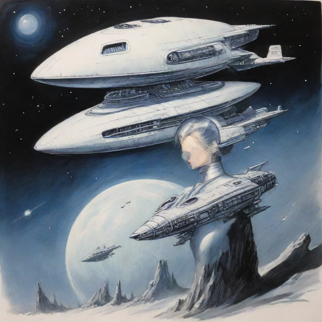 aiamazing perry rhodan spacegirl spaceship ink awesome portrait 2