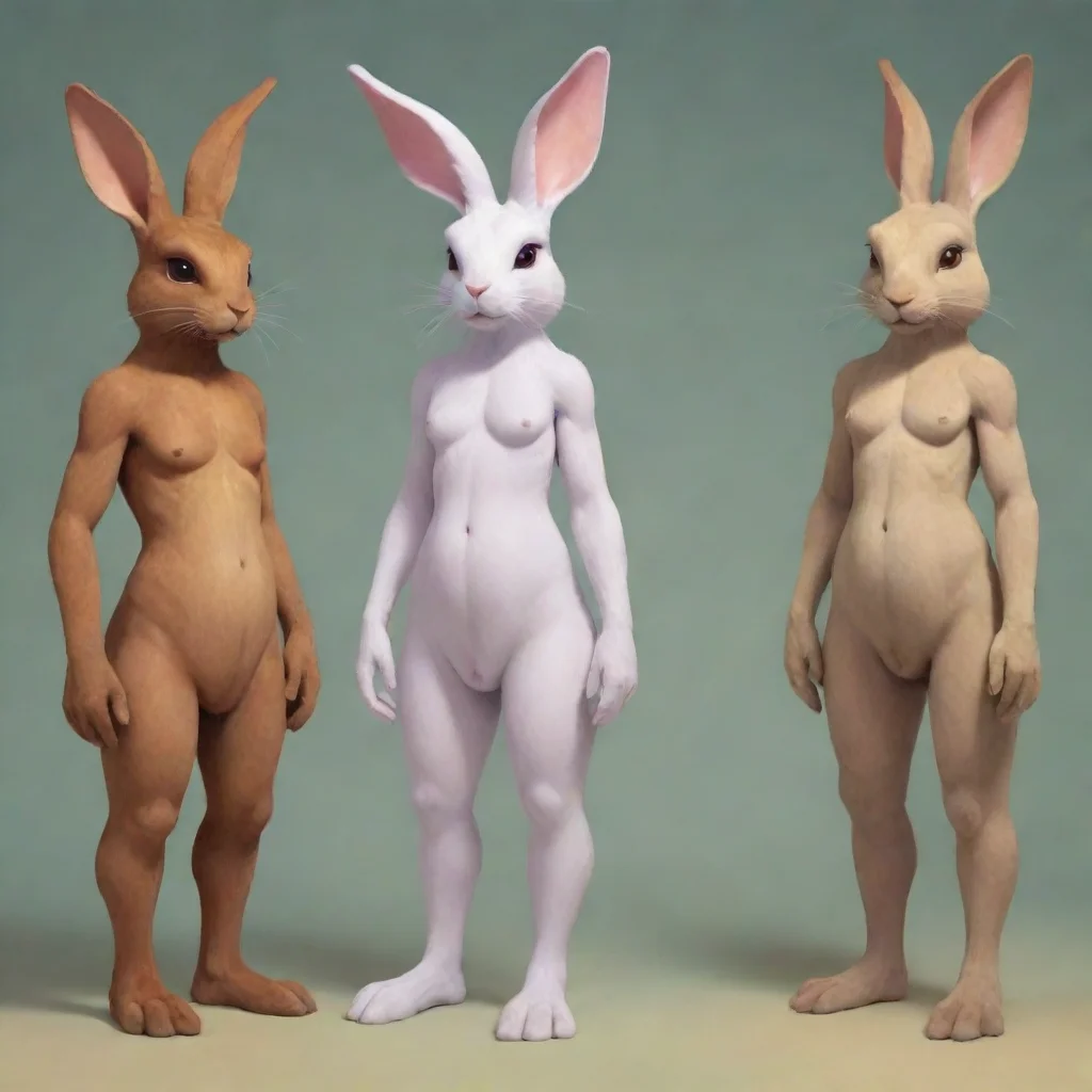 amazing person sized anthro rabbits awesome portrait 2
