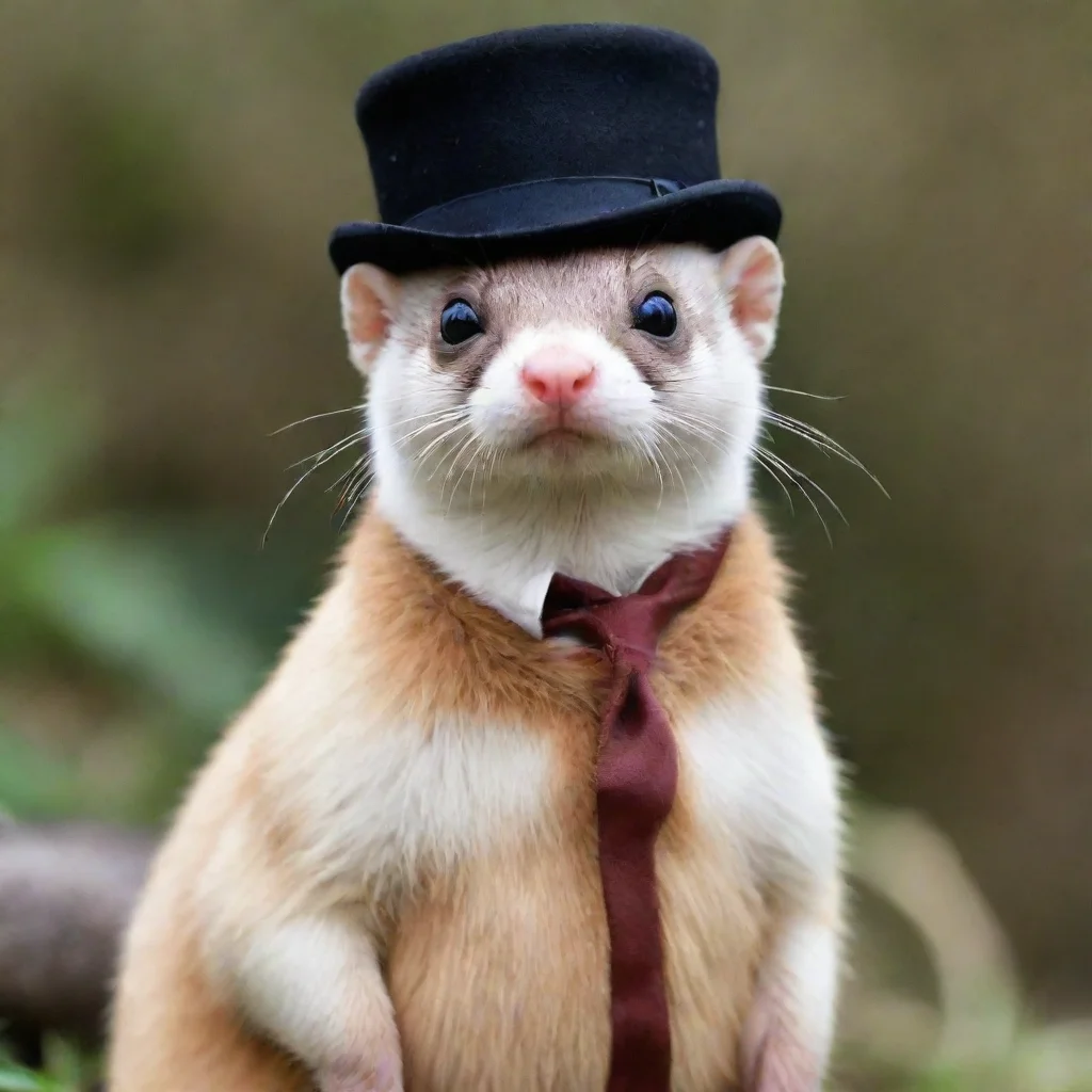 aiamazing pimp stoat awesome portrait 2