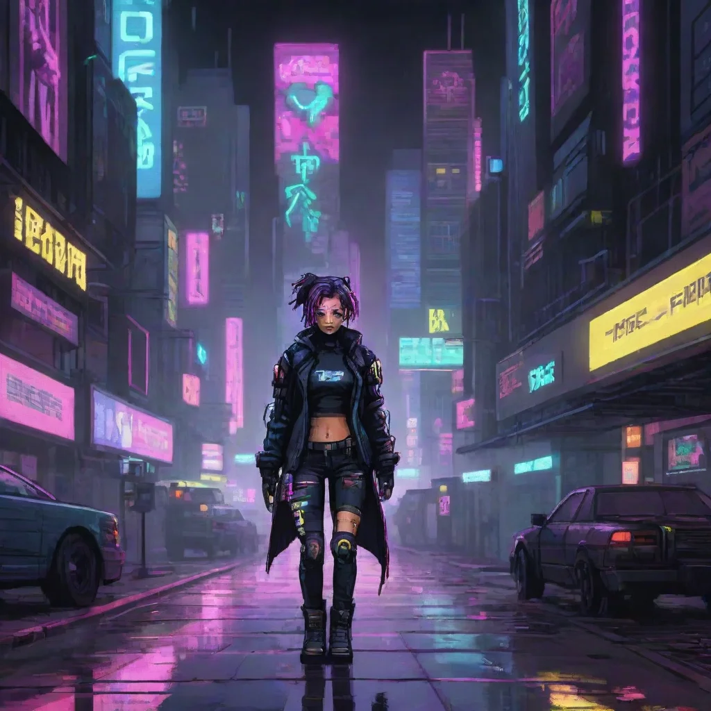 amazing pixel cyberpunk awesome portrait 2