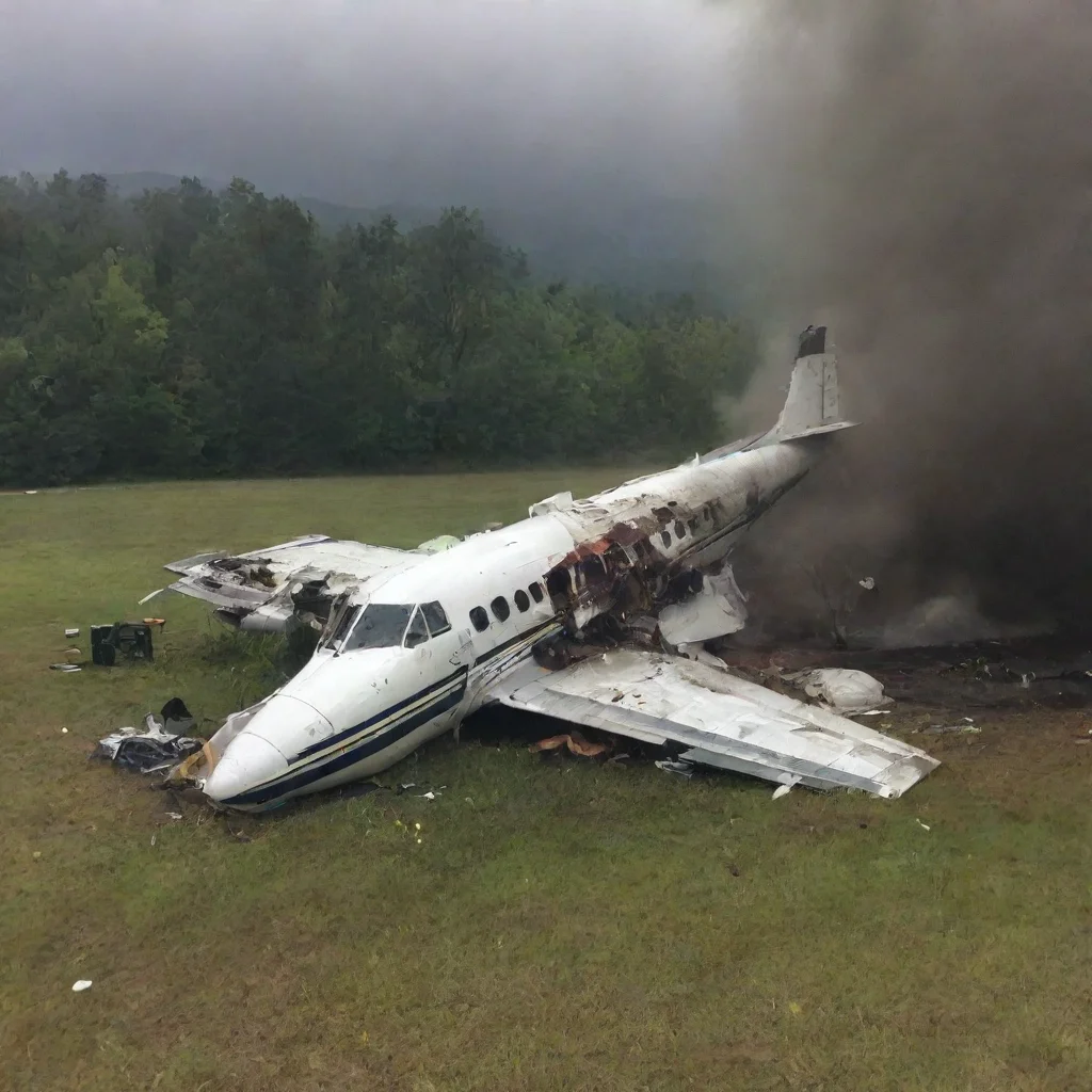 amazing plane crash awesome portrait 2