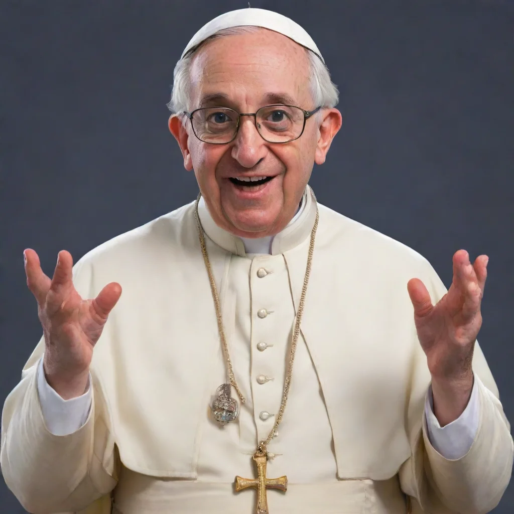 amazing proctologist pope twitch emote awesome portrait 2
