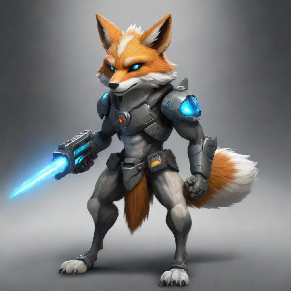 aiamazing protogen fox awesome portrait 2