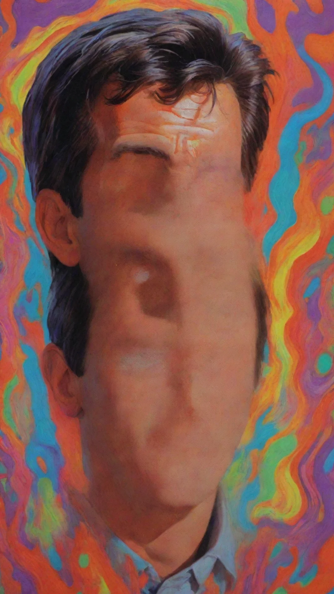 aiamazing psychedelic art of bloody anthony perkins awesome portrait 2 hdtall