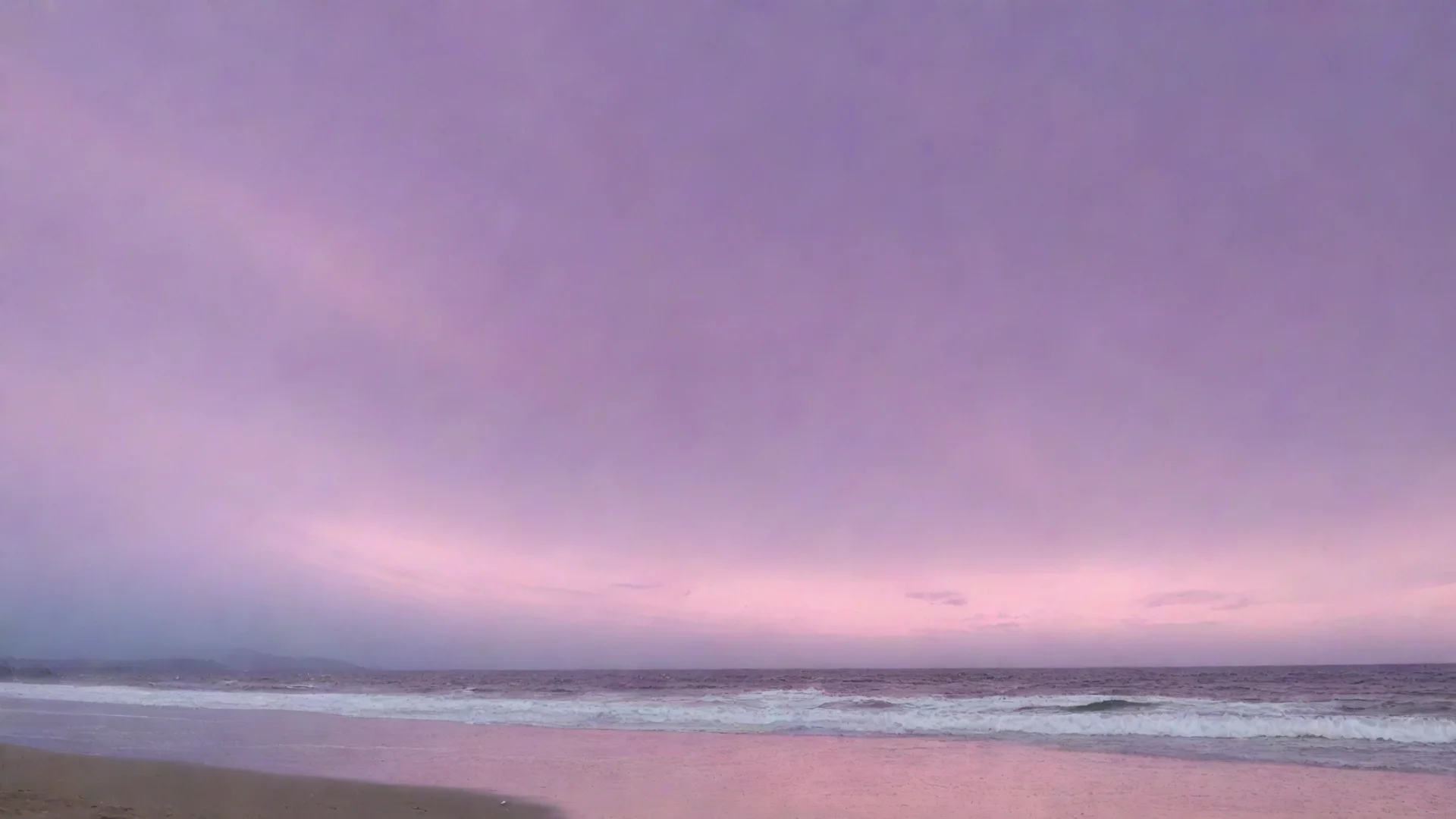 amazing purple pink sky at a beach awesome portrait 2 wide