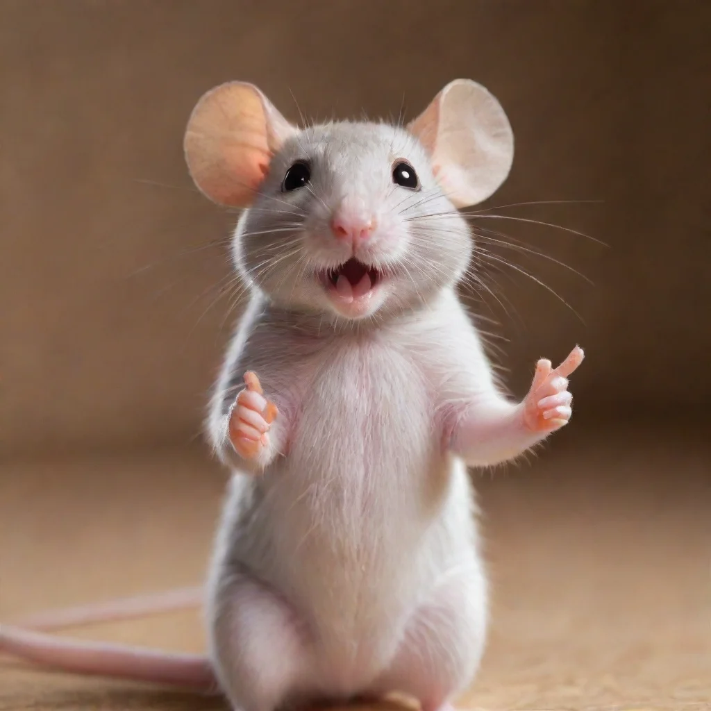 amazing rat saying yes yes yes  awesome portrait 2