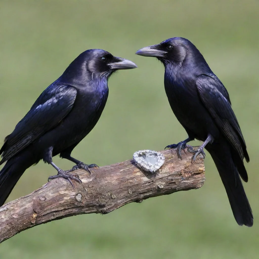 aiamazing ravens wearing diamonds awesome portrait 2