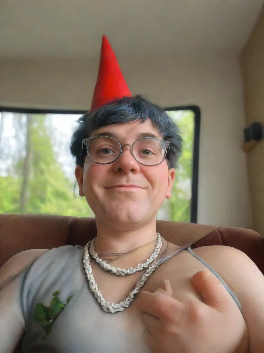 amazing realistic selfie gnome awesome portrait 2
