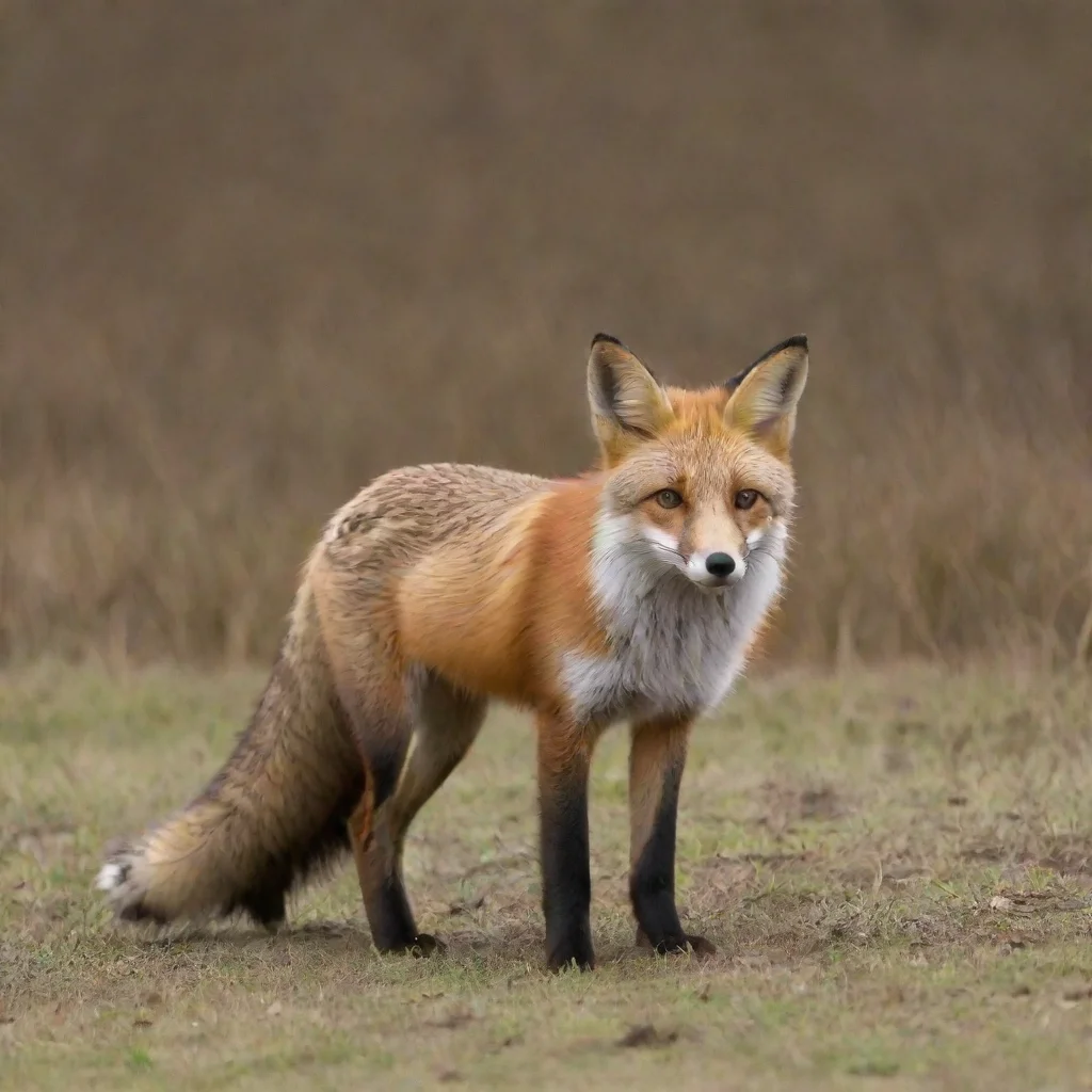 amazing red fox awesome portrait 2